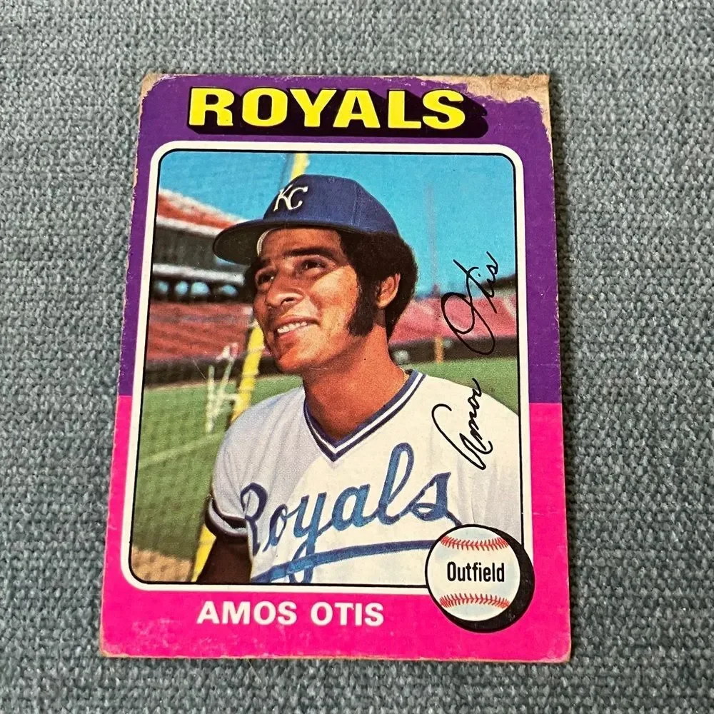 1975 Topps Kansas City Royals Baseball Card Trading Card
